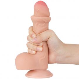 Фалоімітатор 7' Sliding Skin Dual Layer Dong - 4