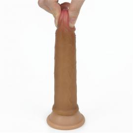Фалоімітатор 7 Dual layered Platinum Silicone Cock - 6