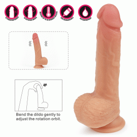 Силиконовый фаллоимитатор 8.5 Nature Cock Rotating - 2