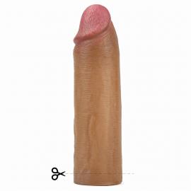 Насадка на пенис Revolutionary Silicone Nature Extender 1.5, коричневая - 5