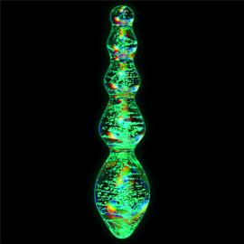 Скляний фалоімітатор DILDO GLOW-IN-THE-DARK TWILIGHT GLEAM GLASS - 7