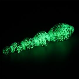 Скляний фалоімітатор DILDO GLOW-IN-THE-DARK TWILIGHT GLEAM GLASS - 8