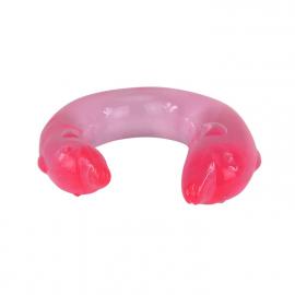 Двосторонній фалоімітатор - Double Dolphin Pink - 4