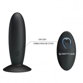 Анальна пробка - Pretty Love Remote Control Vibrating Plug Black - 2