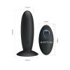 Анальна пробка - Pretty Love Remote Control Vibrating Plug Black