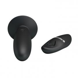 Анальна пробка - Pretty Love Remote Control Vibrating Plug Black - 6