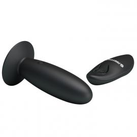 Анальна пробка - Pretty Love Remote Control Vibrating Plug Black - 8