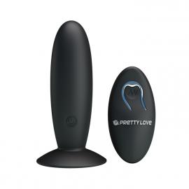 Анальна пробка - Pretty Love Remote Control Vibrating Plug Black - 1