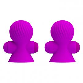 Вакуумні помпи для сосків - Pretty Love Nipple Sucker Purple - 6