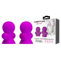 Вакуумные помпы для сосков - Pretty Love Nipple Sucker Purple