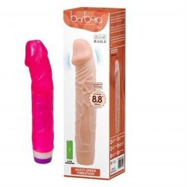 Вібратор Barbara Classic Jelly Vibe Red 23 cm