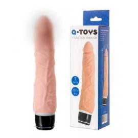 Реалістичний Вібратор Toyfa A-Toys мультишвидкісний силіконовий 17,2 см - 1