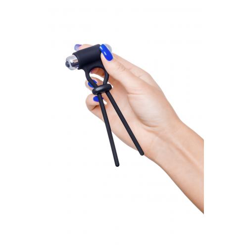 Эрекционная петля - A-Toys Erection enhancing lasso Jat, black