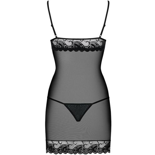 Комплект Obsessive Wonderia chemise (Черный, L/XL)