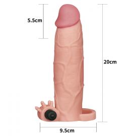 Вібронасадка на член Vibrating Penis Sleeve #6 - 5
