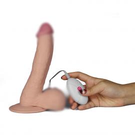 Вібратор на присосці 8.8 THE ULTRA SOFT DUDE VIBRATING - 2