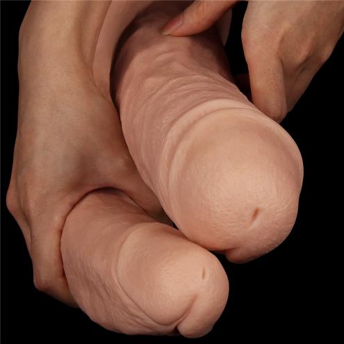 Двойной фаллоимитатор 12'' Realistic Mega Double Dildo