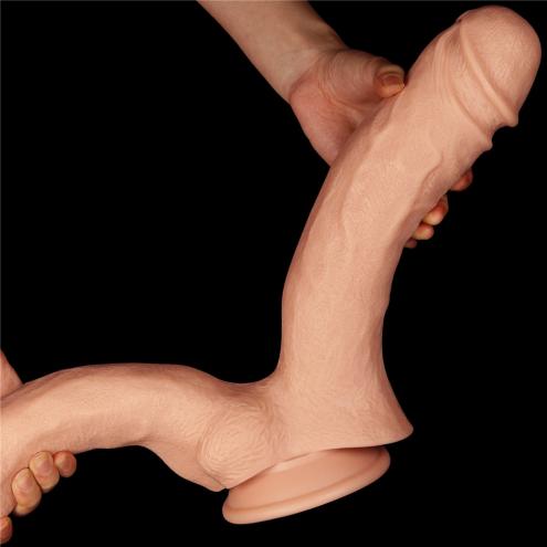 Двойной фаллоимитатор 12'' Realistic Mega Double Dildo