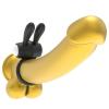 Эрекционное вибро кольцо Power Clit Duo Silicone Cockring Black