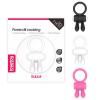 Эрекционное вибро кольцо Power Clit Duo Silicone Cockring Black