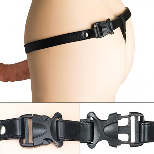 Порожнистий страпон Vibrating Unisex Strap On для пари з пультом керування