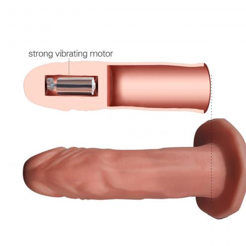 Порожнистий страпон Vibrating Unisex Strap On для пари з пультом керування