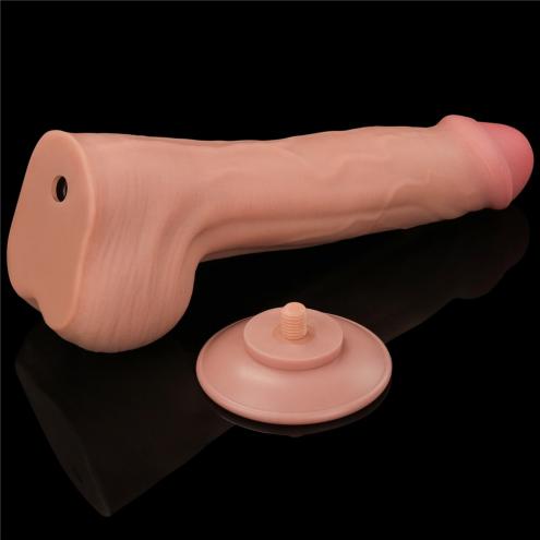 Фаллоимитатор 11.5'' King Sized Sliding Skin Dual Layer Dong