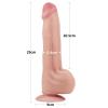 Фаллоимитатор 11.5'' King Sized Sliding Skin Dual Layer Dong