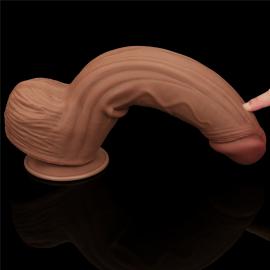 Фалоімітатор 12 King Sized Sliding Skin Dual Layer Dong - 5