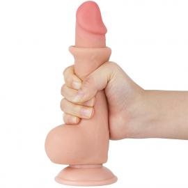 Фаллоимитатор 7.5 Sliding Skin Dual Layer Dong FLESH - 5