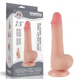 Фаллоимитатор 7.5 Sliding Skin Dual Layer Dong FLESH - 1