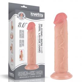 Фаллоимитатор 8 Sliding Skin Dual Layer Dong - 1