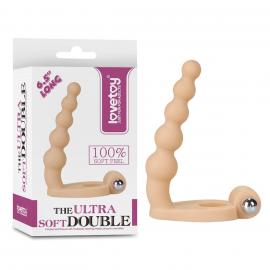 Насадка на член для двойного проникновения The Ultra Soft Bead 6.5 inch - 1