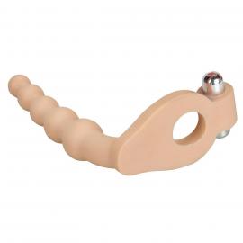 Насадка на член для двойного проникновения The Ultra Soft Bead 6.5 inch - 2
