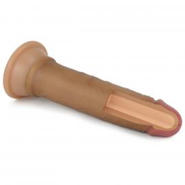Фалоімітатор 7 Dual layered Platinum Silicone Cock - 7