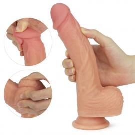 Силіконовий фалоімітатор 8.5 Nature Cock Rotating - 3