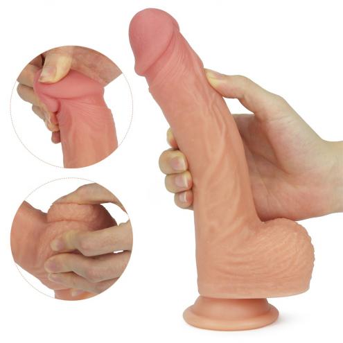 Силиконовый фаллоимитатор 8.5 Nature Cock Rotating