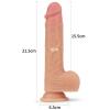 Силиконовый фаллоимитатор 8.5 Nature Cock Rotating