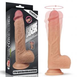 Силіконовий фалоімітатор 8.5 Nature Cock Rotating - 1