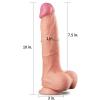 Фалоімітатор 10'' Dual layered Platinum Silicone Cock