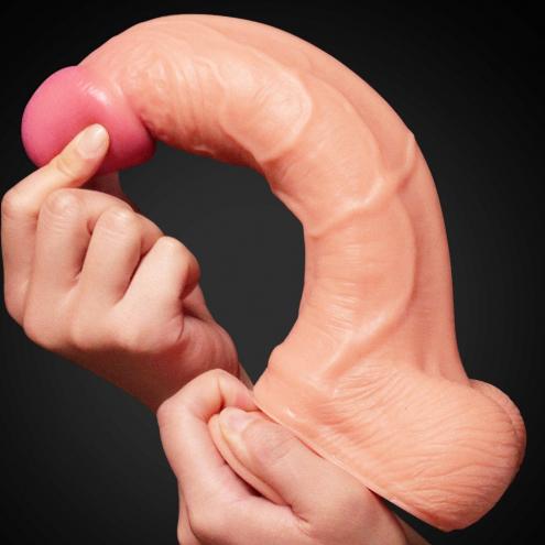 Фалоімітатор 10'' Dual layered Platinum Silicone Cock