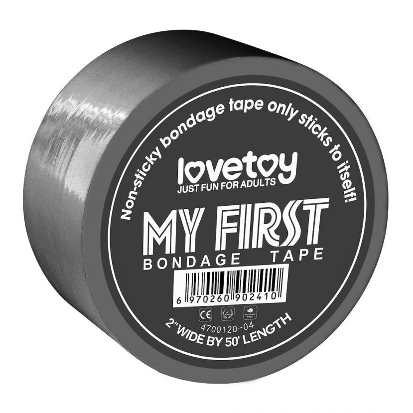 Бондажный скотч My First Non Sticky Bondage Black