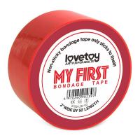 Бондажный скотч My First Non Sticky Bondage Tape Red