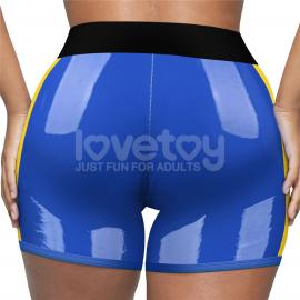Трусы для страпона Chic Strap-On Shorts, синие - 5