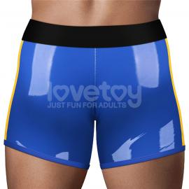 Трусы для страпона Chic Strap-On Shorts, синие - 7