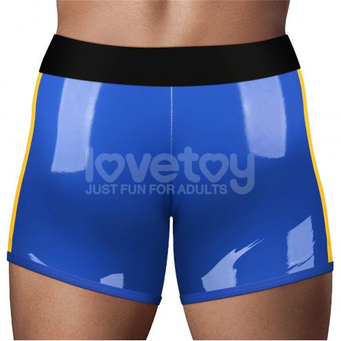 Трусы для страпона Chic Strap-On Shorts, синие