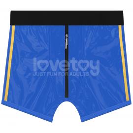 Трусы для страпона Chic Strap-On Shorts, синие - 3