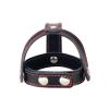 Бондаж на пенис и мошонку Tstyle Leather Cockring With Ball