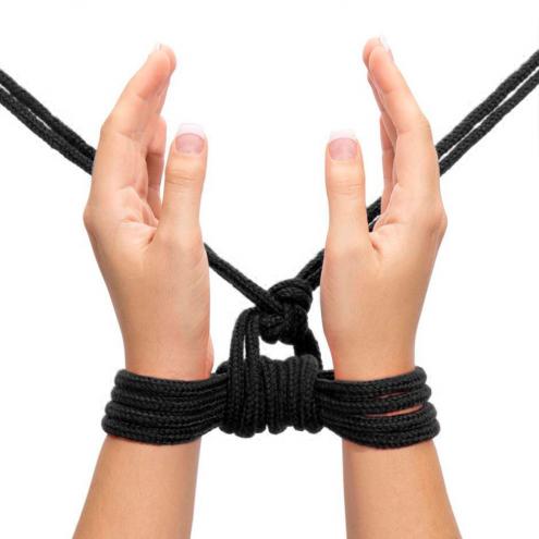 Мотузка чорна 10 meters Fetish Bondage Rope