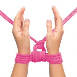 Мотузка рожева 10 meters Fetish Bondage Rope - 2